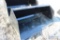 Kivel 78'' high capacity skid mount material bucket