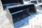 Kivel 84'' high capacity skid mount material bucket