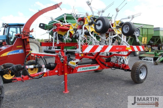 2023 Pottinger HIT8.9T 8 star tedder