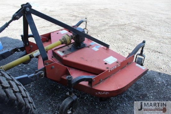 Bush Hog RDTH72 6' 3pt finish mower (manual in office)