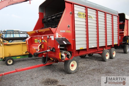 2016 H&S HD twin auger 16' forage wagon