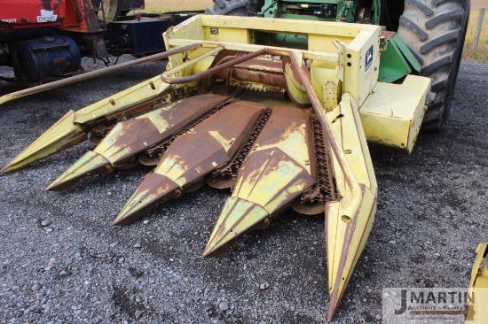JD 664 4 row chopper corn head