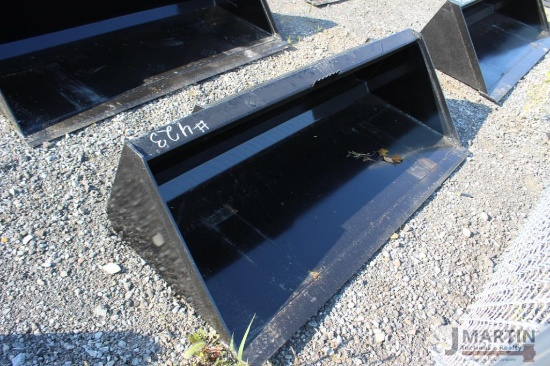 Kivel 72'' skid mount material bucket