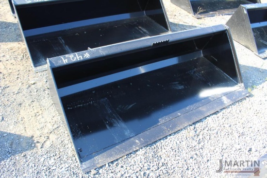 Kivel 72'' skid mount material bucket