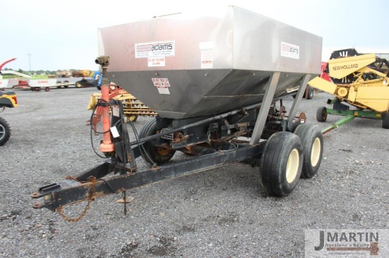 Adams 4 ton stainless fert spreader