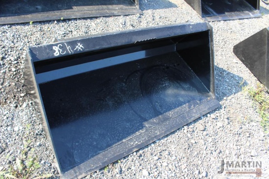 Kivel 60'' skid mount material bucket