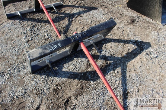 Kivel skid mount bale spear