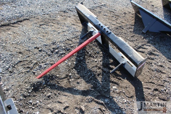 Kivel skid mount bale spear