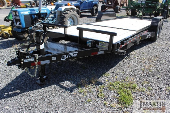 2022 Fox Trail HD Pro Series 22'x82" tilt bed trailer