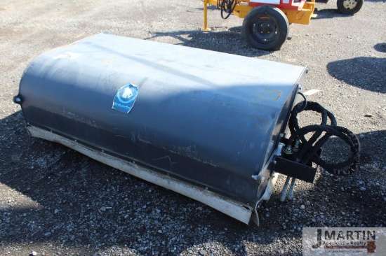 Used Wolverine 72'' skid mount broom