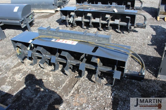JCT 72'' skid mount rototiller (new)