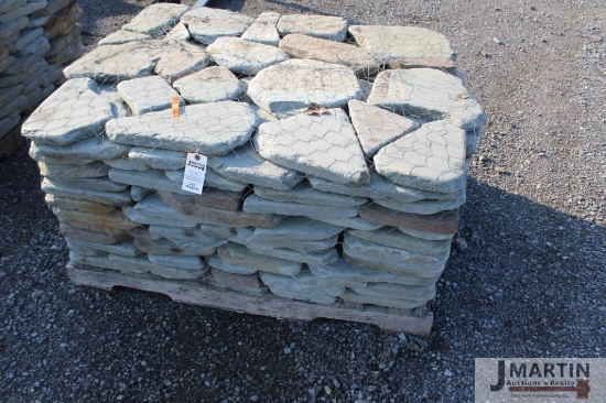Pallet of decorative stone