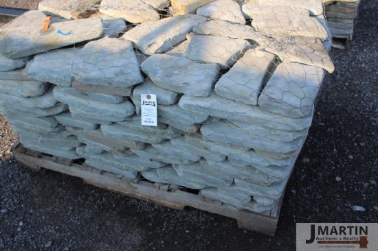 Pallet of decorative stone