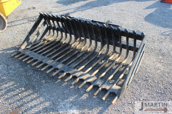 Sharks Welding 78" skid mount rock bucket