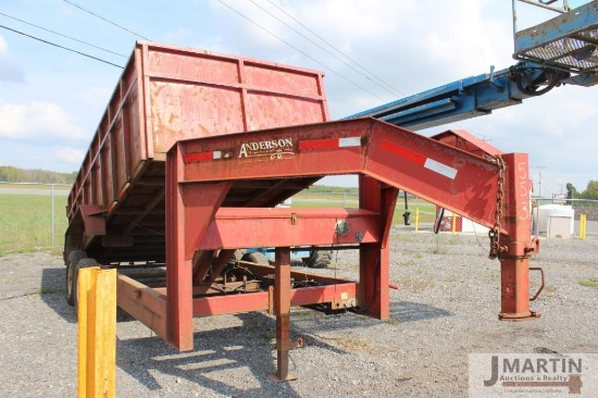 2005 Anderson 16' dump trailer