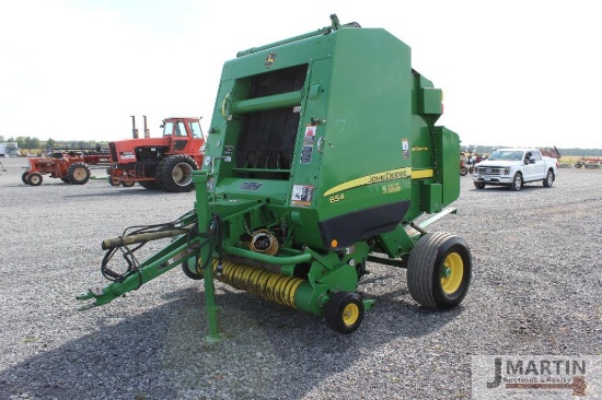 2010 JD 854 Silage Special round baler