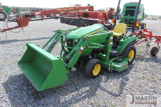 2012 JD 1023E compact w/ H120 loader
