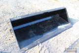 Kivel 78'' skid mount material bucket