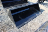 Kivel 78'' skid mount material bucket