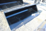 Kivel 84'' skid mount material bucket