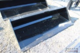 Kivel 84'' skid mount material bucket