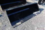 Kivel 84'' skid mount material bucket