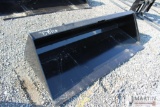 Kivel 84'' skid mount material bucket