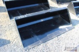 Kivel 72'' skid mount material bucket