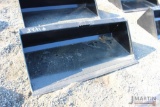 Kivel 66'' skid mount material bucket