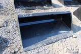 Kivel 66'' skid mount material bucket