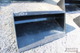 Kivel 60'' skid mount material bucket