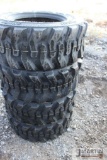 Set of 4-12-16.5NHS skid loader tires (x4)