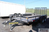 2022 Pequea 7' x 16' utility trailer