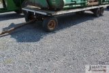 24' Flat bed header wagon