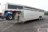 2013 Eby Roughneck 8' x 26' stock trailer