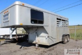 1993 Shoops open stock trailer