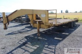 1996 Stoll 28' equipment trailer