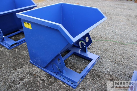 Unused dumping hopper