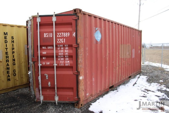 2004 Used 8'x20' storage container