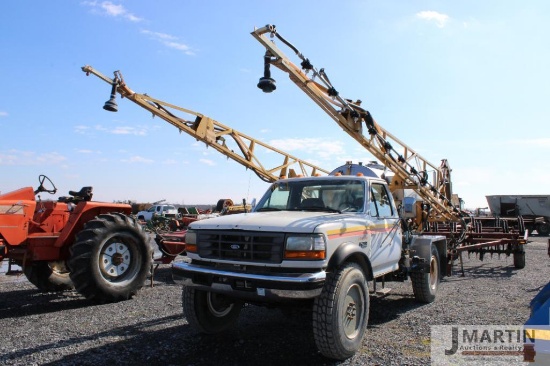 1995 Ford F350XL sprayer truck