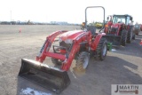 2022 MF 1840E tractor w/ FLX2407 quick att loader