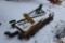 Lot of used disc hitches