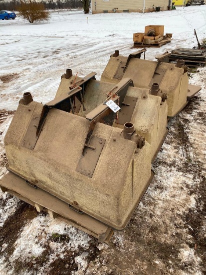 3- Kinze dry fertilizer boxes
