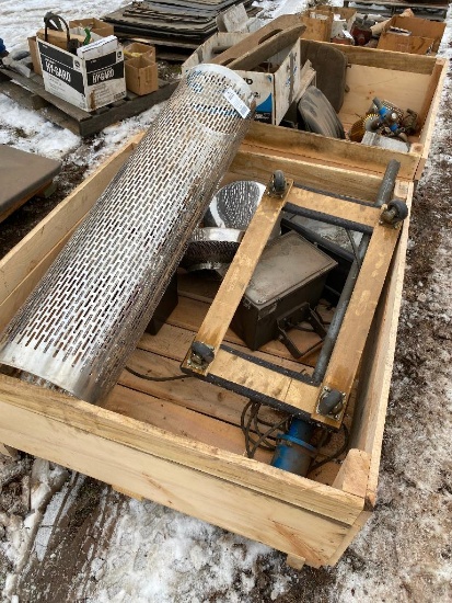 2- crates of truck parts & pumps