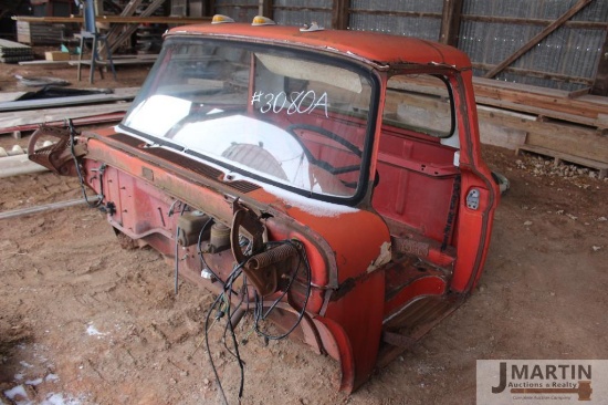 Antique chevy truck cab