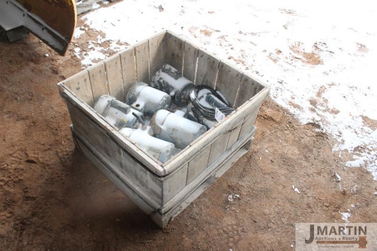 Misc 1hp 3 phase motors
