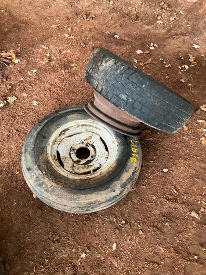 2- 15? Tire w/ 4 bolt rim w/ spare rim
