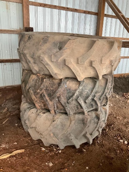 3-GoodYear 23.1-34 tires