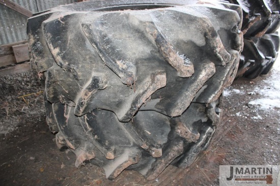 2-GoodYear 24.5-32 tires