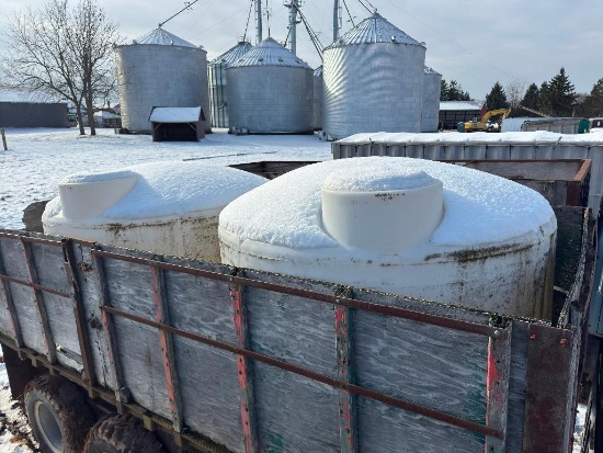 2- 1000 gallon tanks